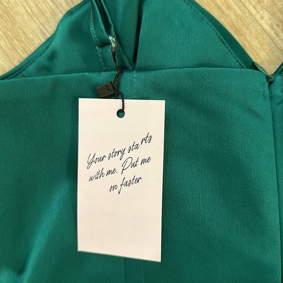 Emerald green jump suit - Picture 8 of 10